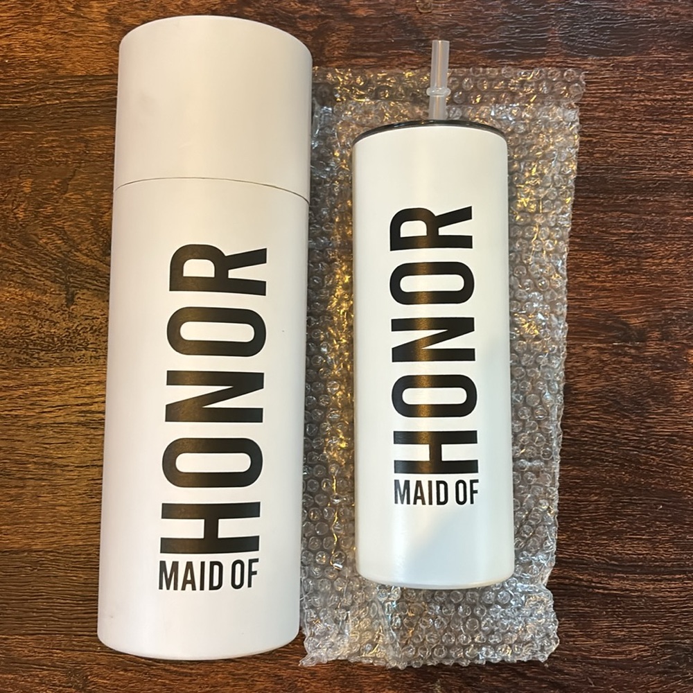 NEW IN BOX Maid of Honor Tumbler